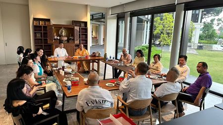 柯志华主席出席新加坡稻盛和夫学会与新加坡企业家总商会共同举办的新春交流会
（2026年2月23日）